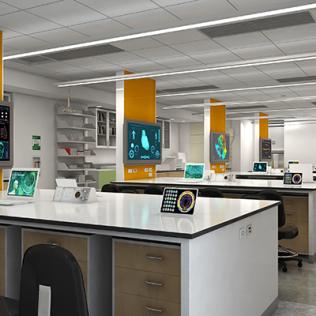 Drawing of new teaching lab