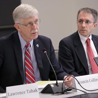 Dr. Collins at ACD meeting