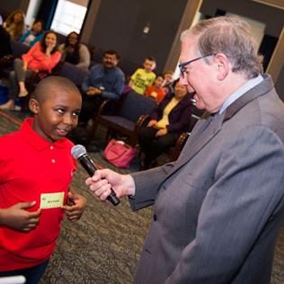 NIH principal deputy director Dr. Lawrence Tabak hosts Picture Puzzle Trivia.