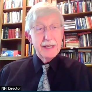 Dr. Collins speaks on video.