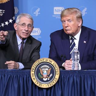 Dr. Fauci and president