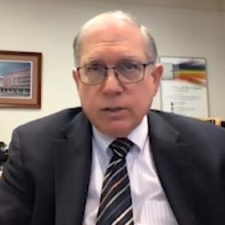 screenshot NIH acting director Dr. Lawrence Tabak