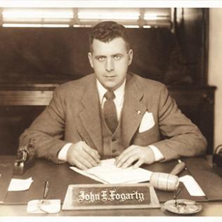 Black and white photo of Rep. John Fogarty.