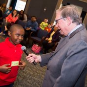 NIH principal deputy director Dr. Lawrence Tabak hosts Picture Puzzle Trivia.