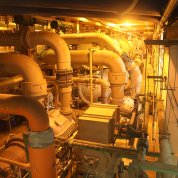 The array of chillers in the CUP