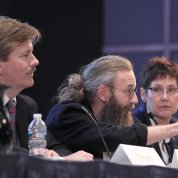 Three panelists answer questions