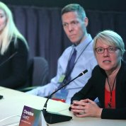 Three panelists address questions