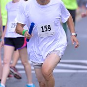 Biao Tian runs