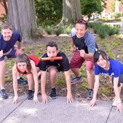 NEI’s Wurtz Possible Runners pose after their race