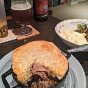 Beef Wellington pot pie