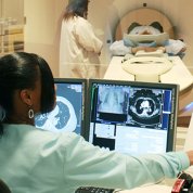 CT scan being conducted