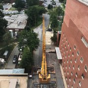 Crane as seen from above