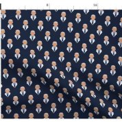 A swatch of fabric featuring Fauci faces