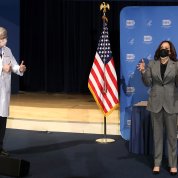 Collins gives the thumbs up for Harris’s remarks