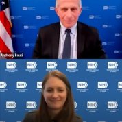 Fauci and Schwetz present virtually
