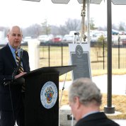 Christopher Conklin at the podium