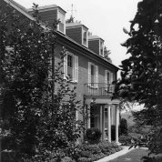 A historical photo of the front of Bldg. 15H