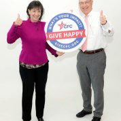 Bertagnolli, Gilman hold give happy cfc sign.