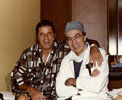 Dr. DeBakey and Jerry Lewis