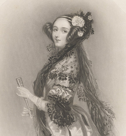 A drawing of the 19th century mathematician Ada Lovelace, an early prophet of the computer age