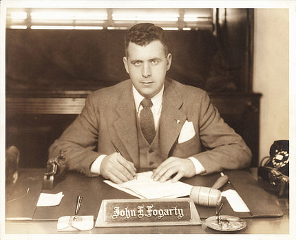 Black and white photo of Rep. John Fogarty.