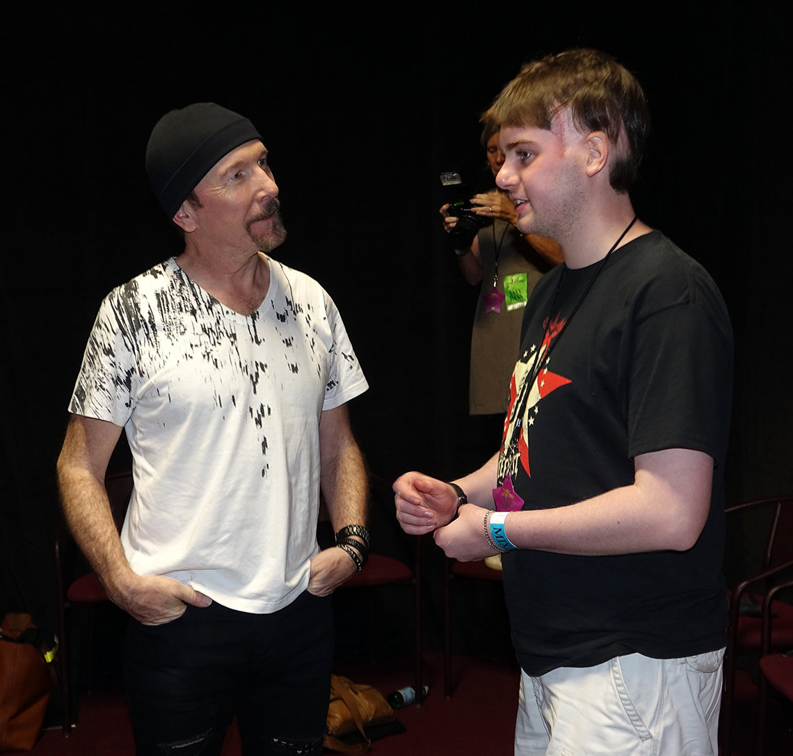 The Edge talks with McDermott