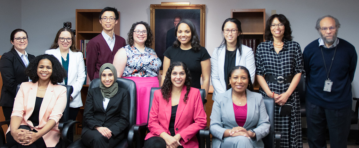 A group photo featuring members who participated in the fellows' visit