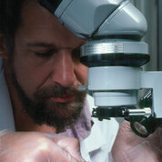The late NIDDK biochemist and pharmacologist Dr. John W. Daly, renowned for his jungle explorations, traveled to such places as Colombia, Peru, Ecuador and Madagascar, tracking down would-be medicines from their herpetological sources—frogs, lizards and snakes. PHOTO: NIDDK, OFFICE OF NIH HISTORY