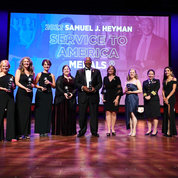 This year’s winners of the Samuel J. Heyman Service to America Medals. PHOTO: JOSHUA ROBERTS/PARTNERSHIP FOR PUBLIC SERVICE