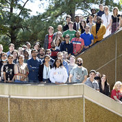 A group photo on the NIEHS campus of the 2022 trainees who attended Fellow Appreciation Week PHOTO/STEVE MCCAW/NIEHS