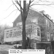 Buildings 15H and 15I were constructed in 1940 as living quarters for public health service officers. PHOTO: OFFICE OF NIH HISTORY AND STETTEN MUSEUM